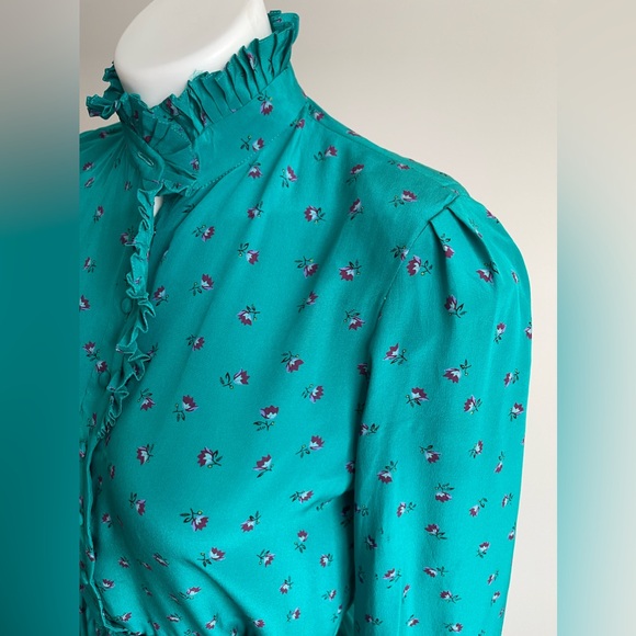 VINTAGE DIANE VON FURSTENBERG SILK DRESS - Picture 7 of 16